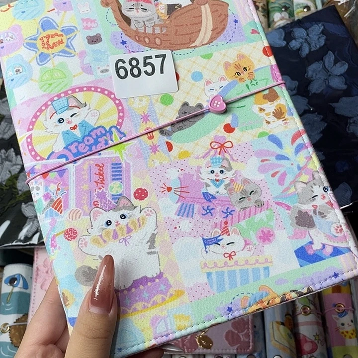 织绣A5活页不带纸6857