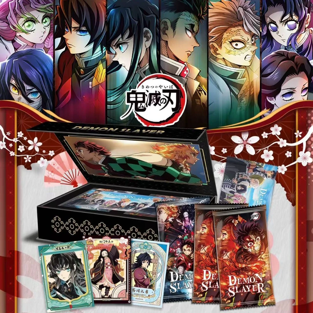 （拆盒）卡潮町鬼灭之刃收藏卡牌动漫周边收藏卡主播代拆