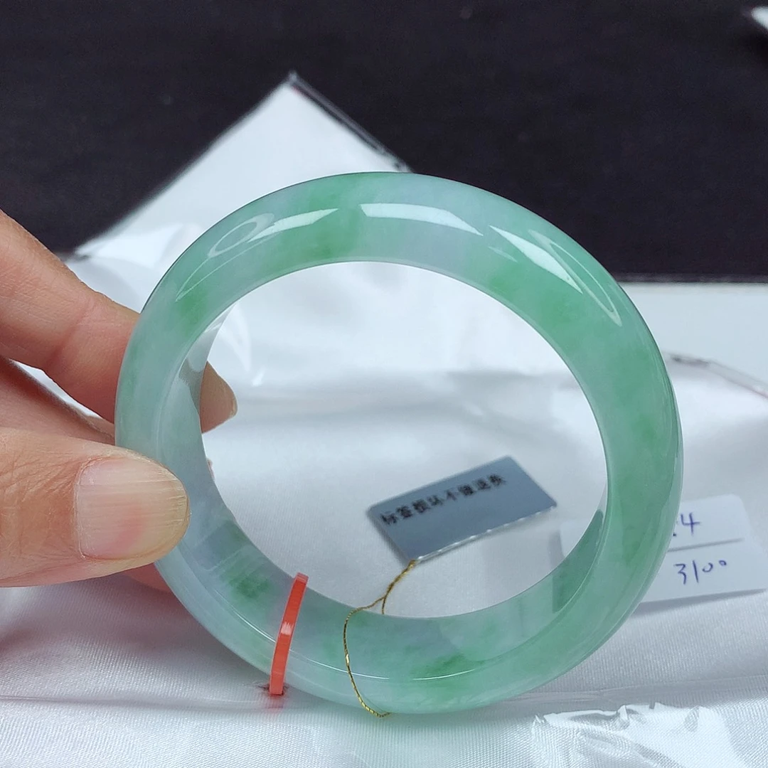 未镶嵌手镯翡翠57圈4554