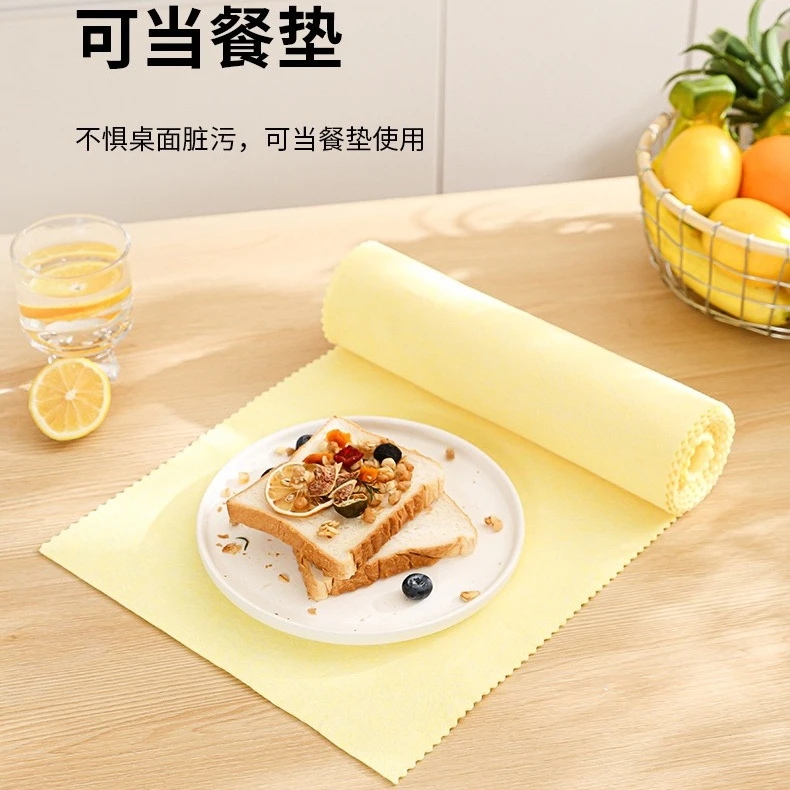 厨房洗碗抹布丝瓜抹布不脏油洗碗不家用百洁布植物纤维懒人清洁布