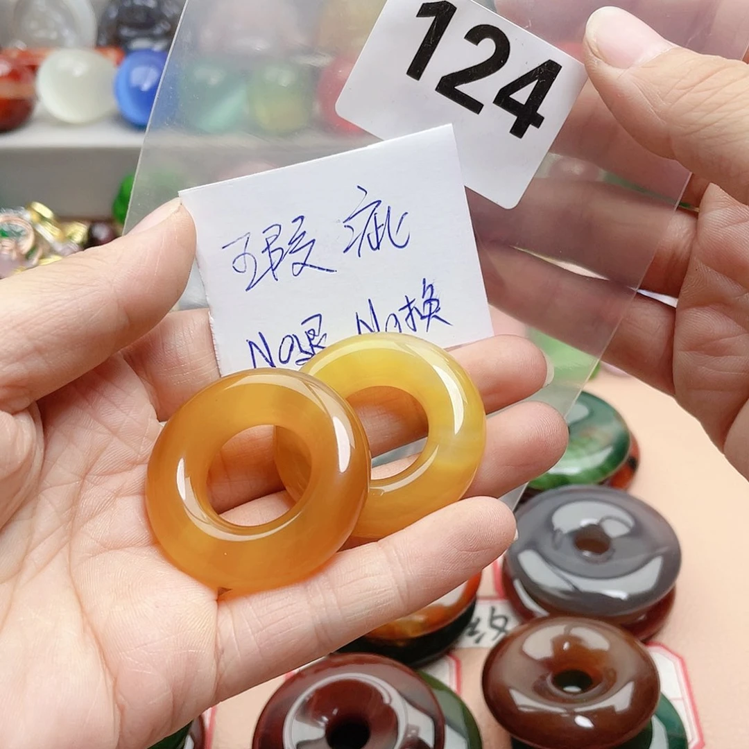 合金颈饰玛瑙/玉髓火*