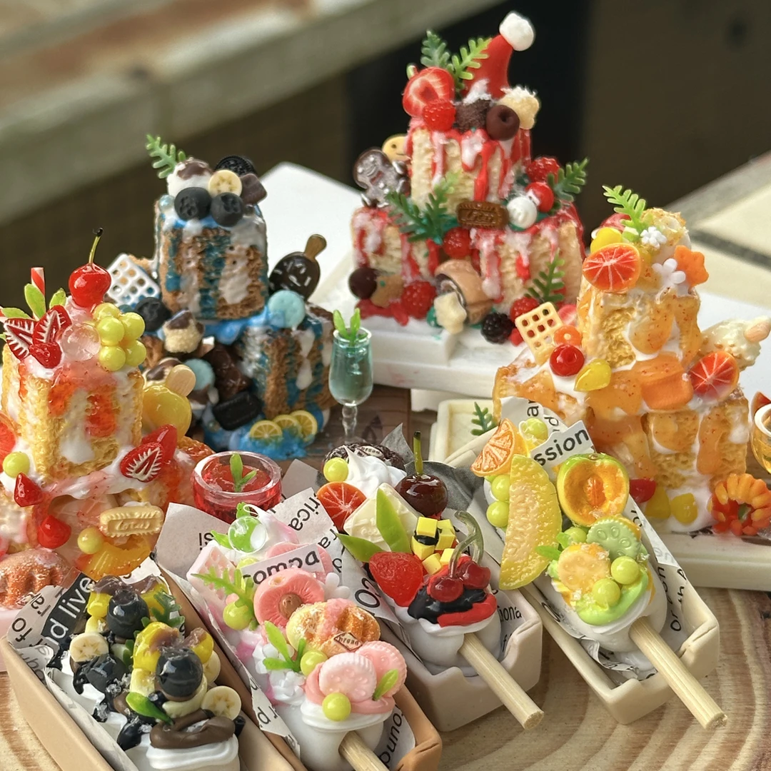 手工创意DIY奶油胶树脂冰箱贴摆件