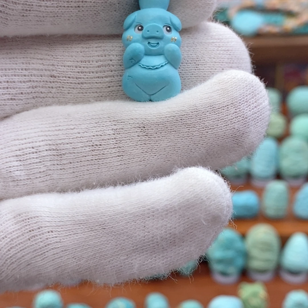 未镶嵌绿松石珠宝奇石