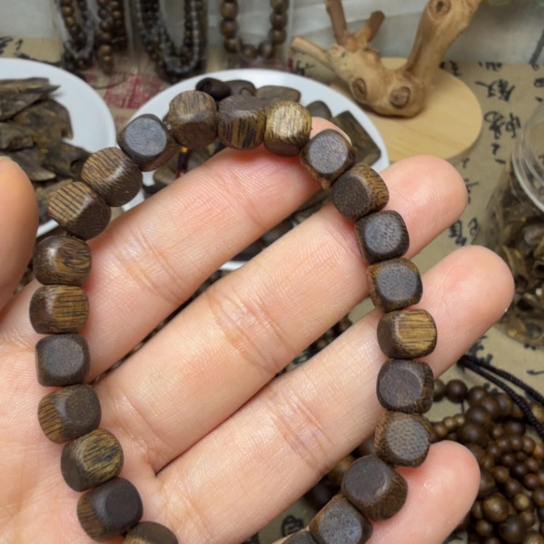 沉香沉香碎屑卡6方糖珠