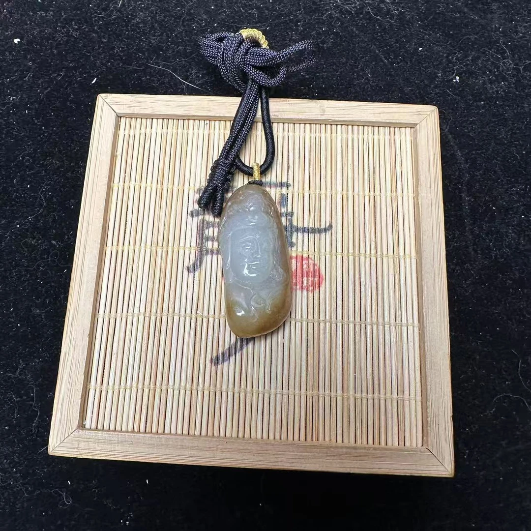 和田玉佛首吊坠9999