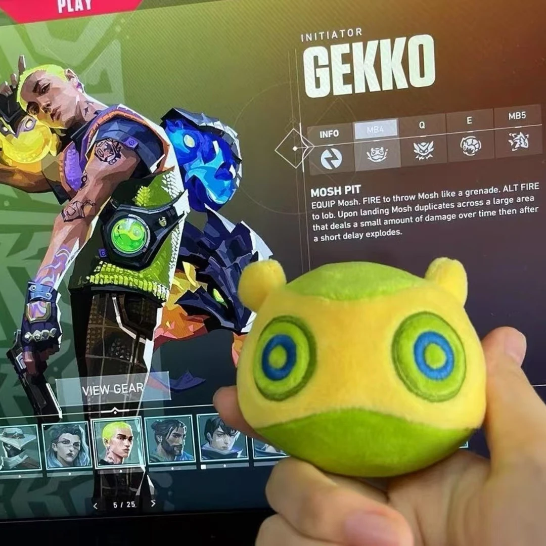 【无畏契约】盖可嗨宝毛绒挂件解压捏捏乐瓦罗兰特