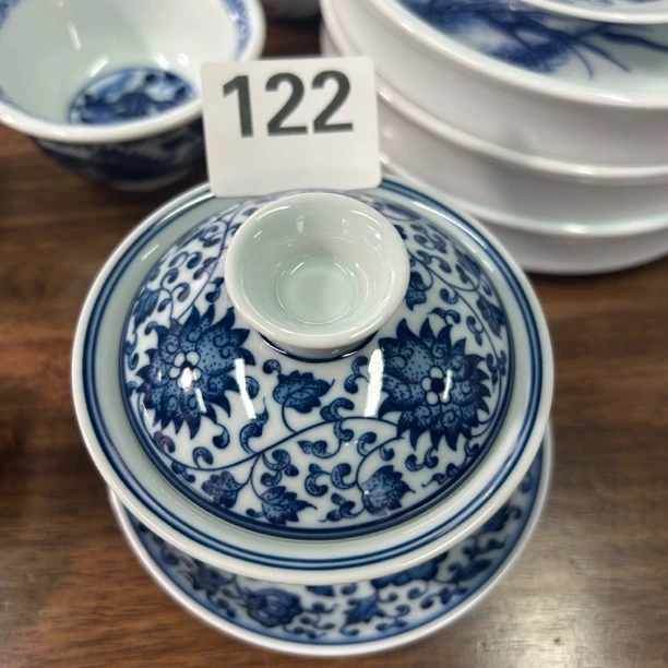 【福利款】景德镇纯手工手绘三才盖碗