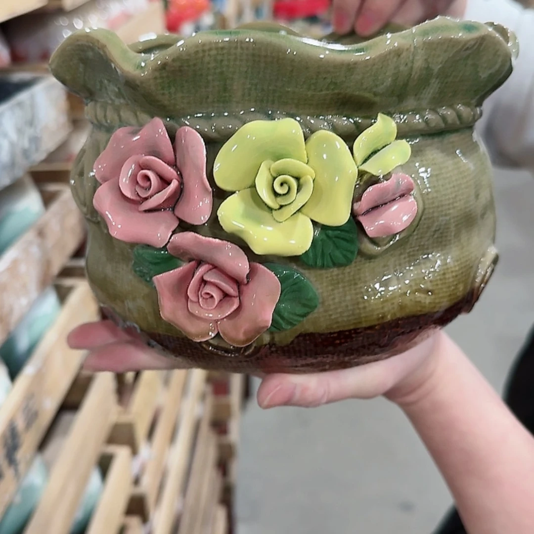 【闪购商品】陶瓷福利品，花盆凑单满10元发货！