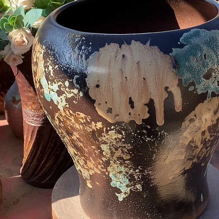 花盆紫砂内20高度28复古