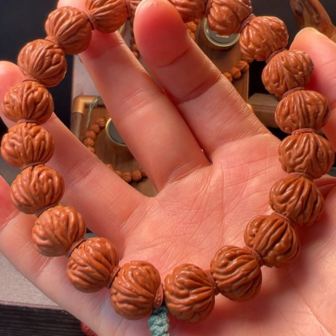 【闪购商品】桃核手串14野生金蟾