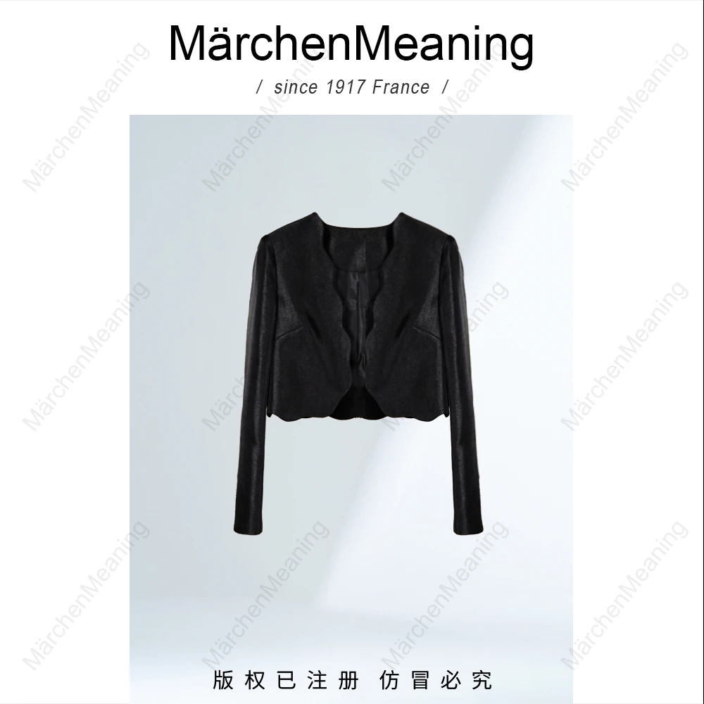 MärchenMeaning高级定制亮丝外套大俊