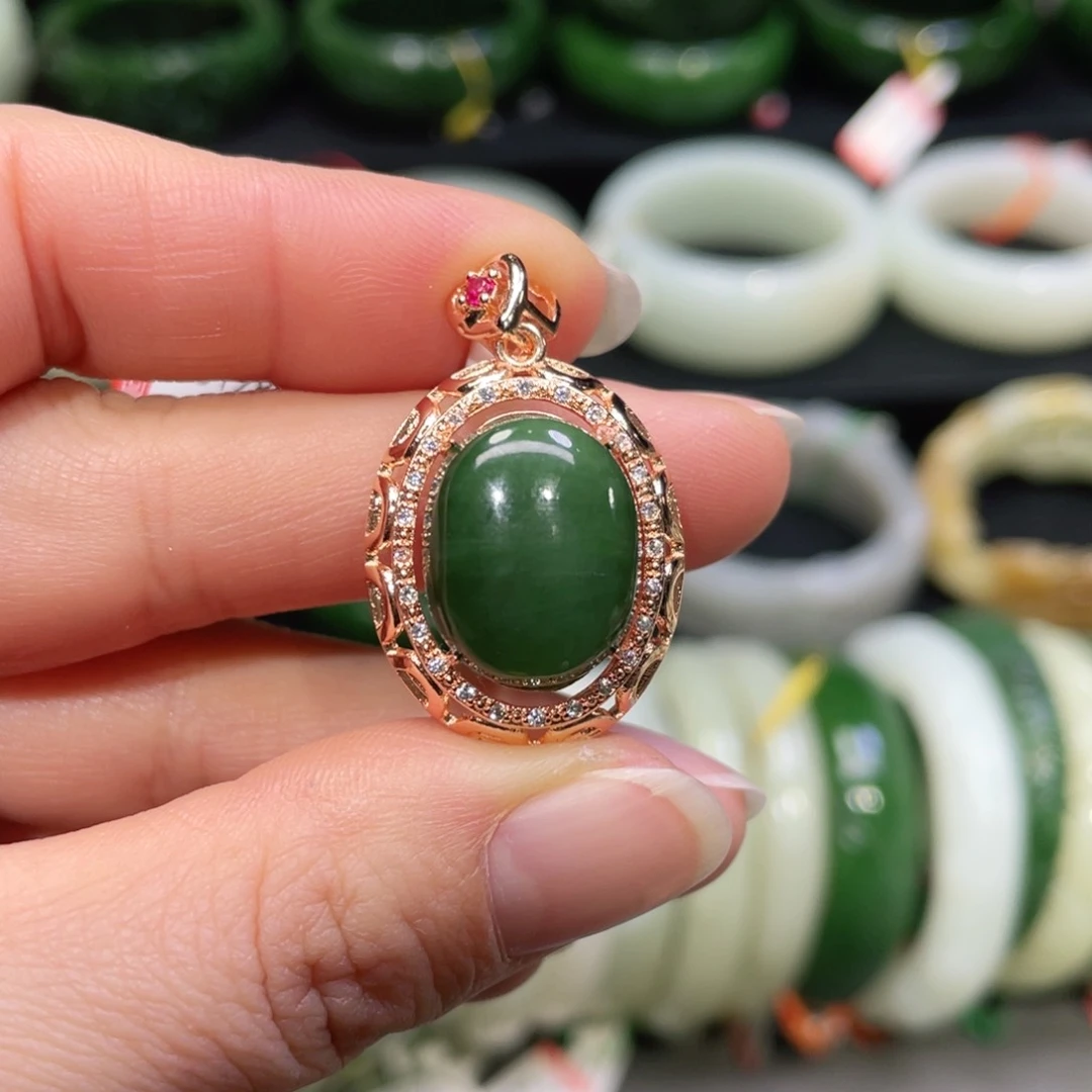 吊坠(不含链)未镶嵌和田玉