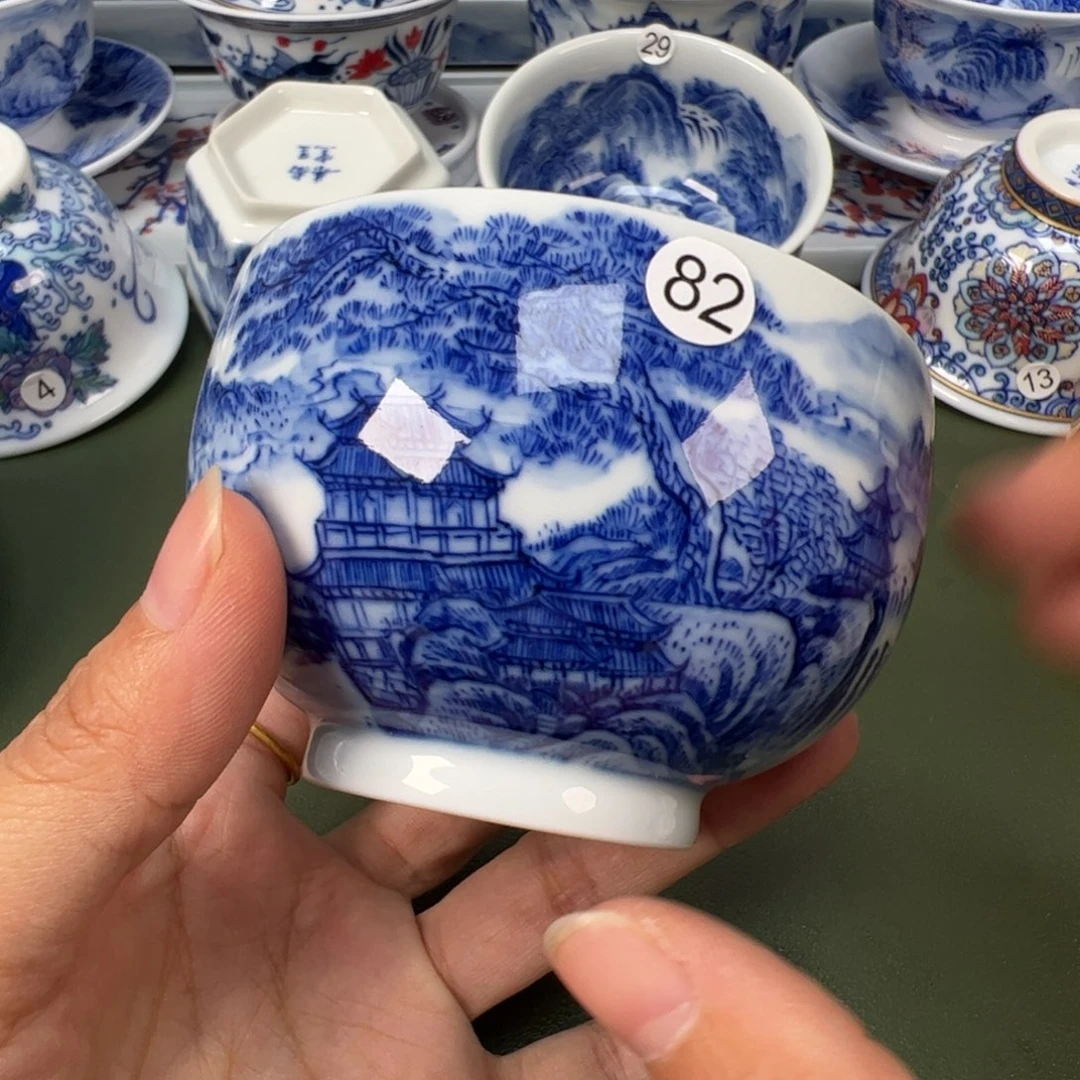 陶瓷景德镇纯手工纯手绘茶具木木82