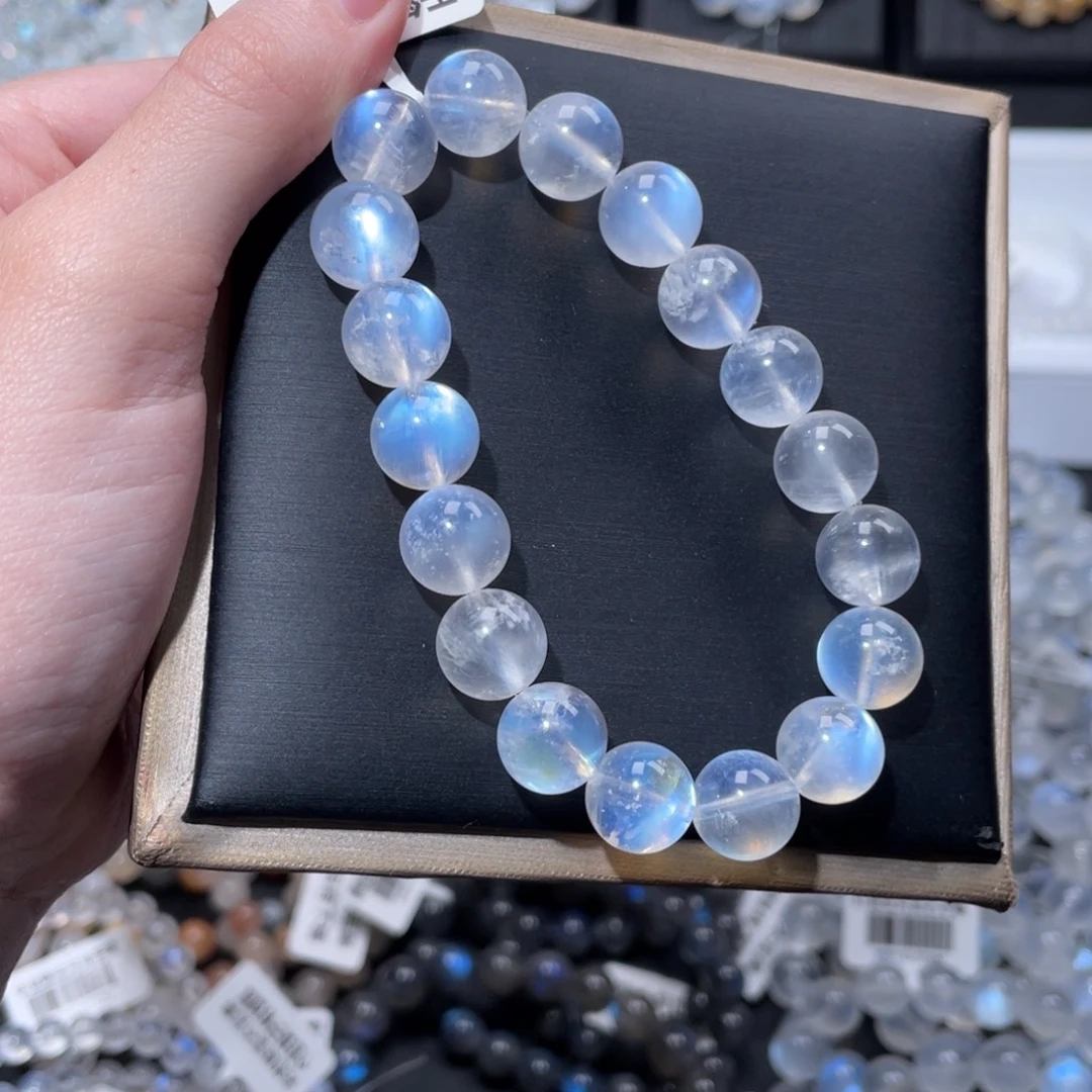 未镶嵌手链长石性价比蓝月光11m+