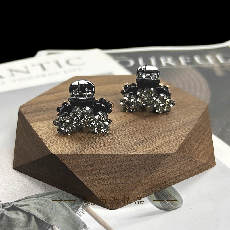 【LXX靓西西】089 刘海抓夹2.9厘米花朵精致气质刘海抓一对装