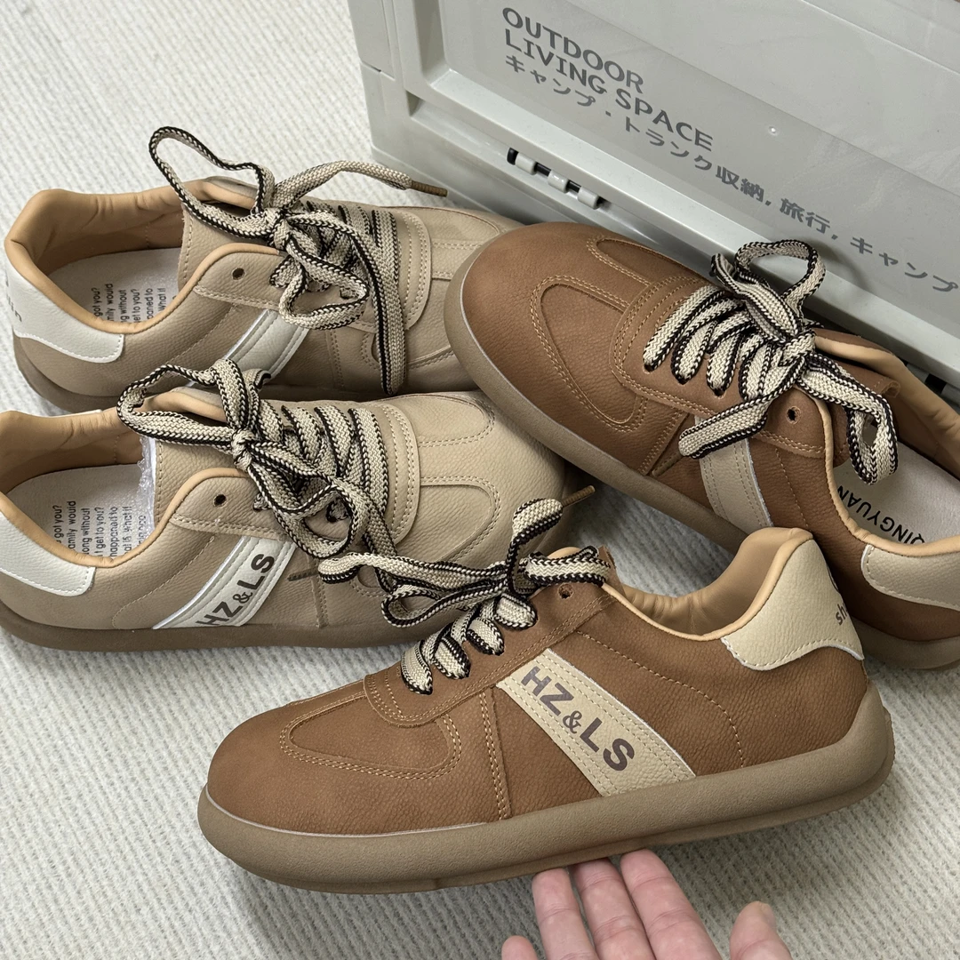 【皇主角！真皮德训！质感超棒！仓库遗漏！特价给浮力！】时尚德训鞋