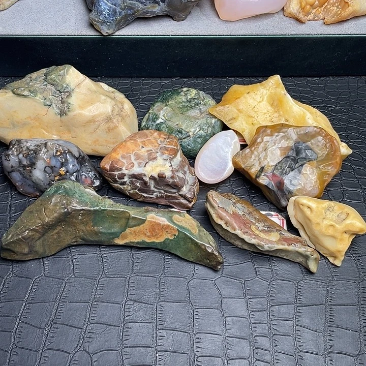 酷***统有机玻璃阿拉善戈壁石