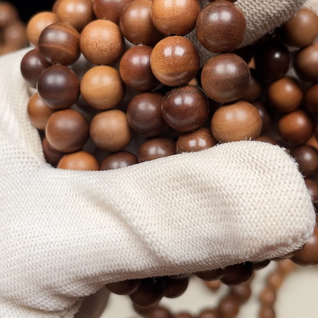 e***仲檀香木手串/手链老山檀香1.0沉水