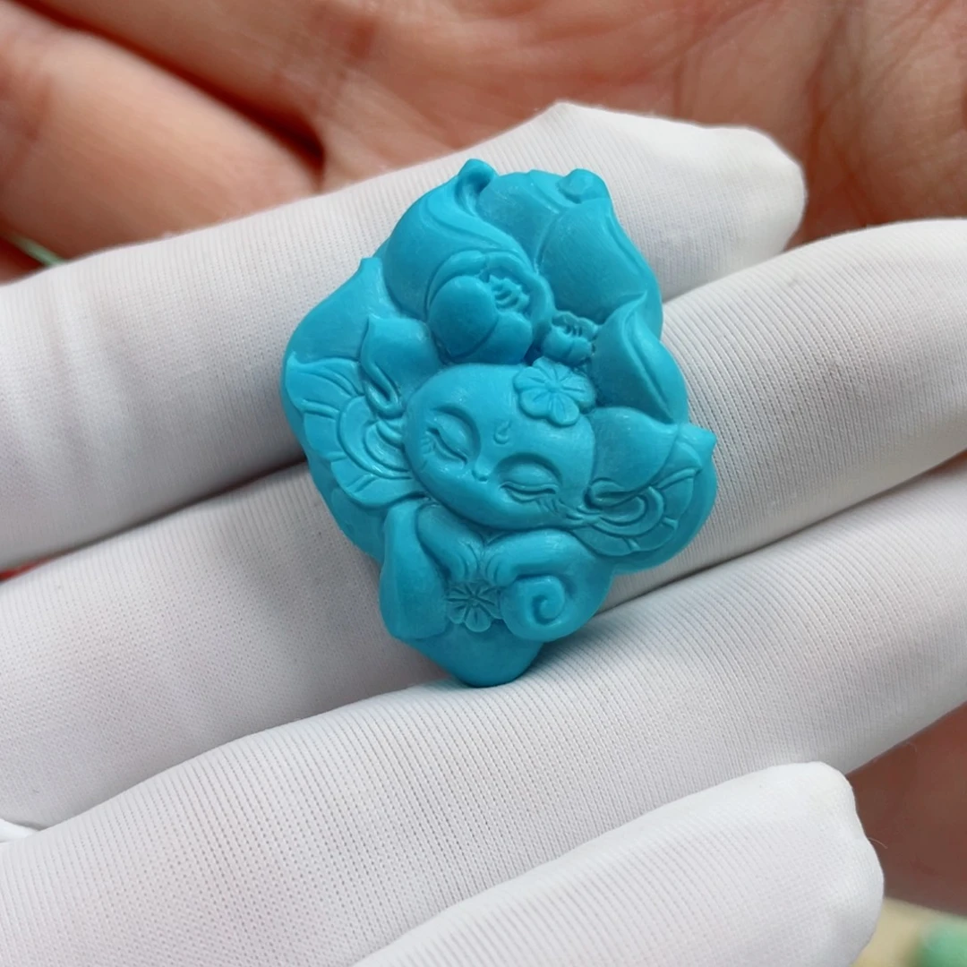 绿松石未镶嵌珠宝奇石