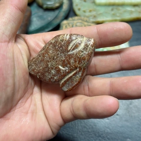 吊坠白玉菩提把件