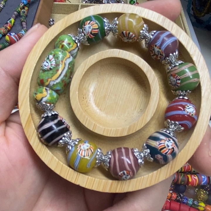 颈饰琉璃西亚人脸手串