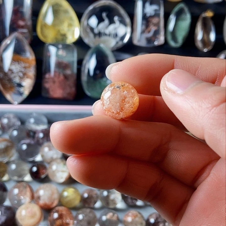 水晶颈饰未镶嵌L***.黄幽灵14mm