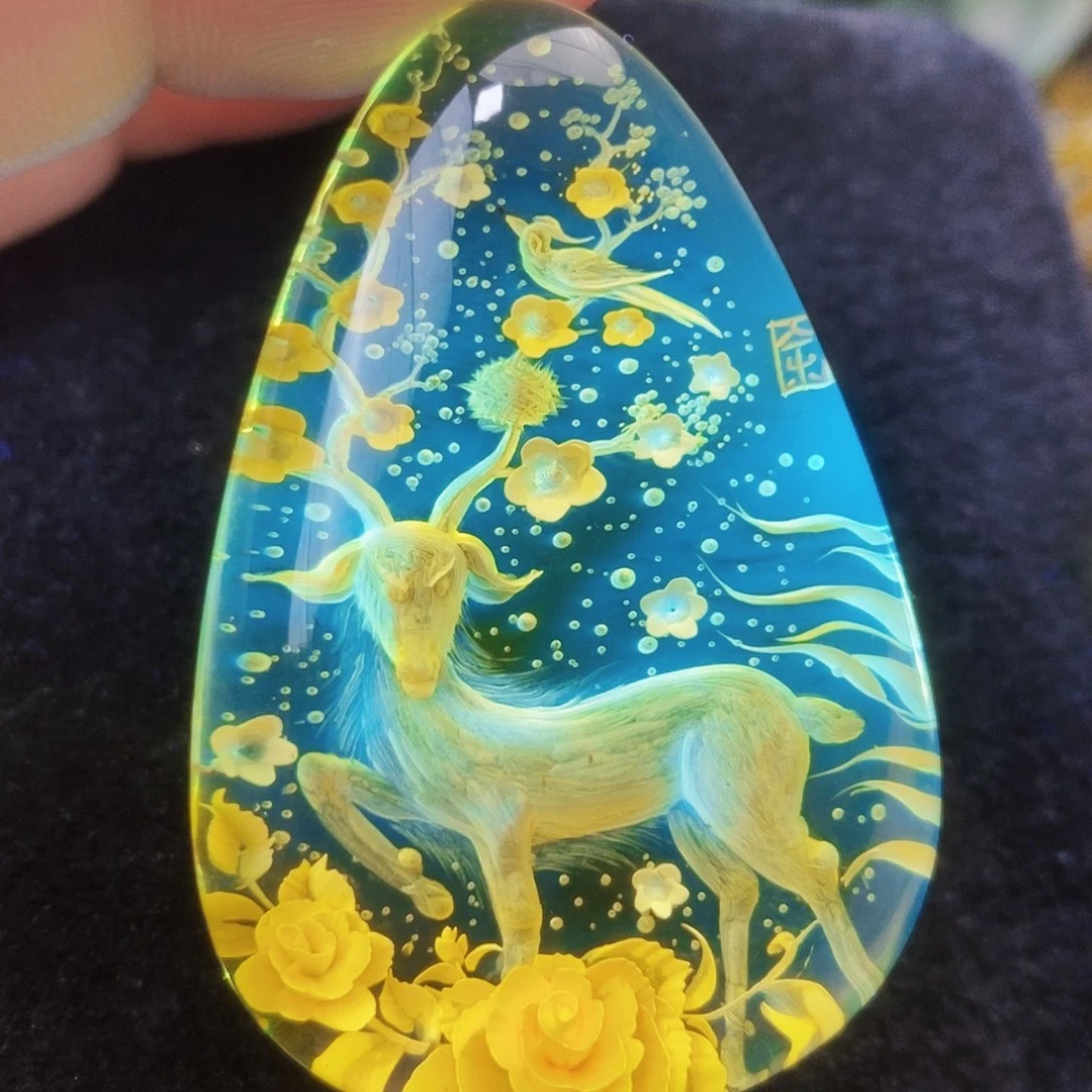 【闪购商品】金珀吊坠(不含链)未镶嵌