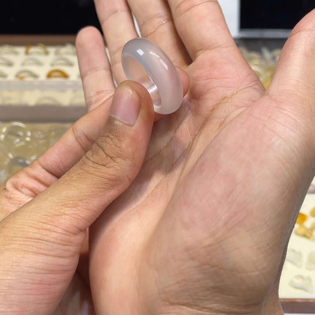 玛瑙/玉髓未镶嵌戒指94号港21