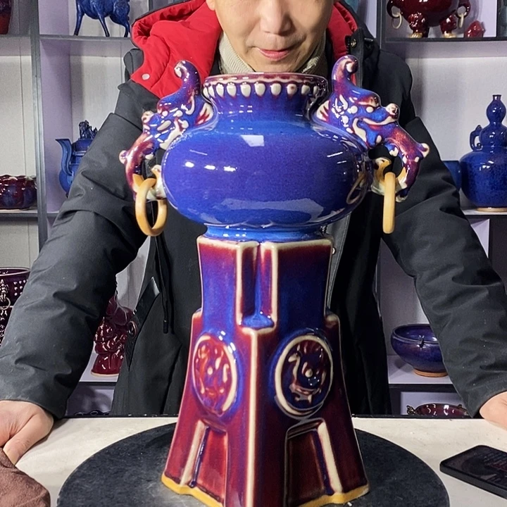 瓷片中国神垕精品钧瓷