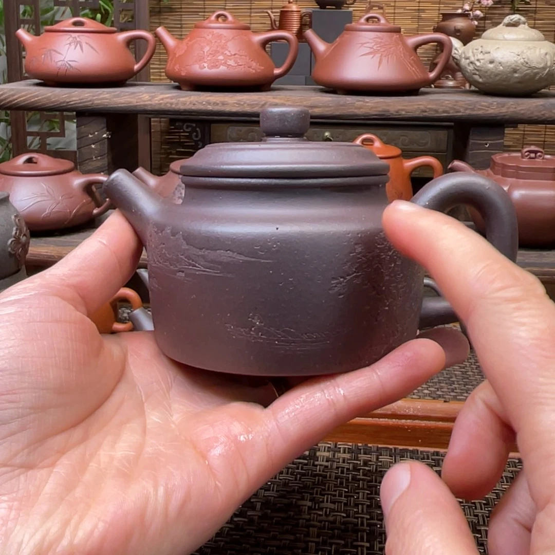 茶壶紫砂宜兴原矿紫砂手工制160