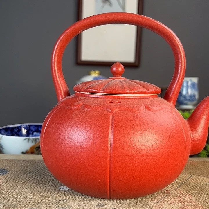 摆件景德柴烧茶杯多人