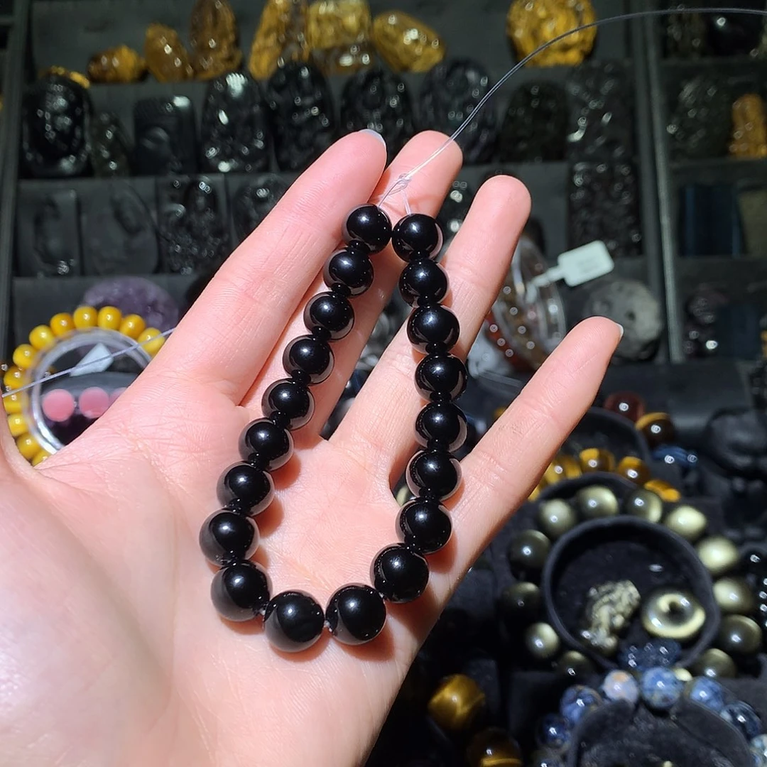 黑曜岩手链未镶嵌海**空