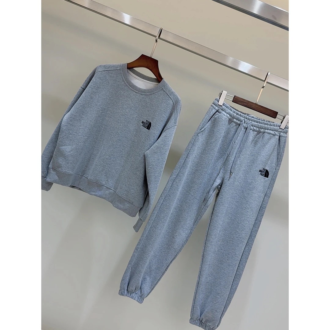 女款运动休闲卫衣套装两件套—小个子【166以下的拍】【THE】灰色—9005