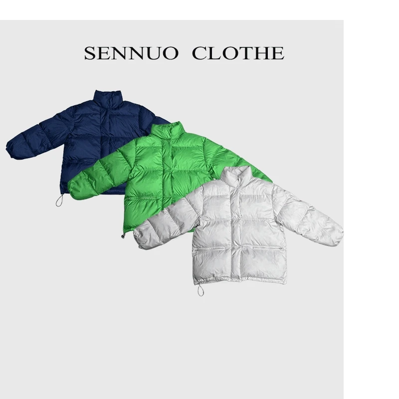 51686三色羽绒服韩单短款时尚