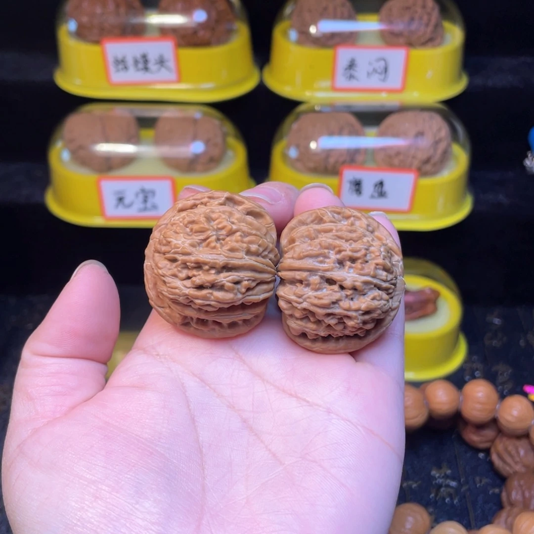 文玩核桃把件四座楼36尺