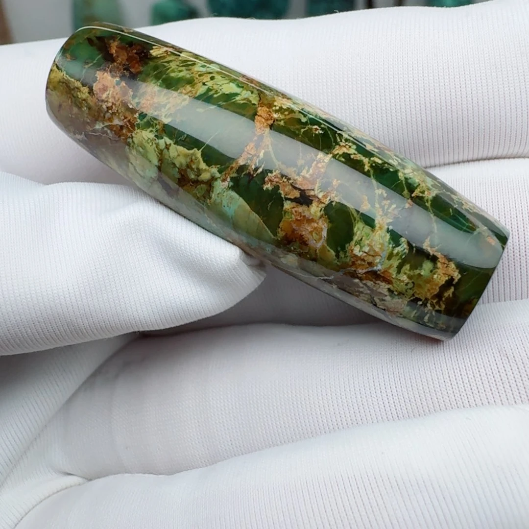 绿松石原矿绿松石未镶嵌无**杯