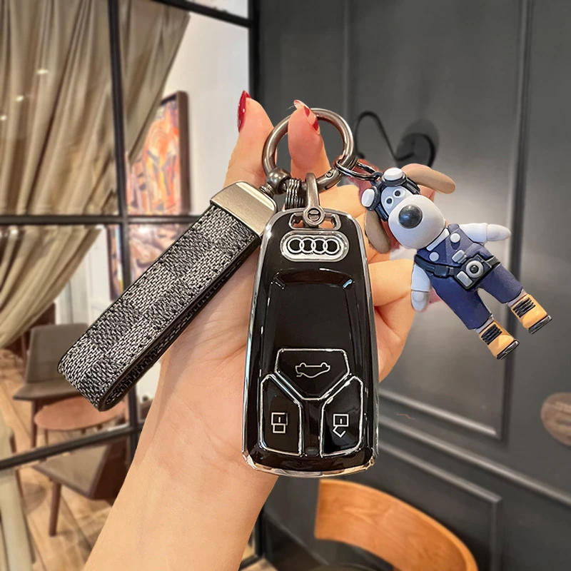 奥迪a4l钥匙套q5l a6l q3 a7l q2l a3l q7 a5 q6保护q4etron车a8