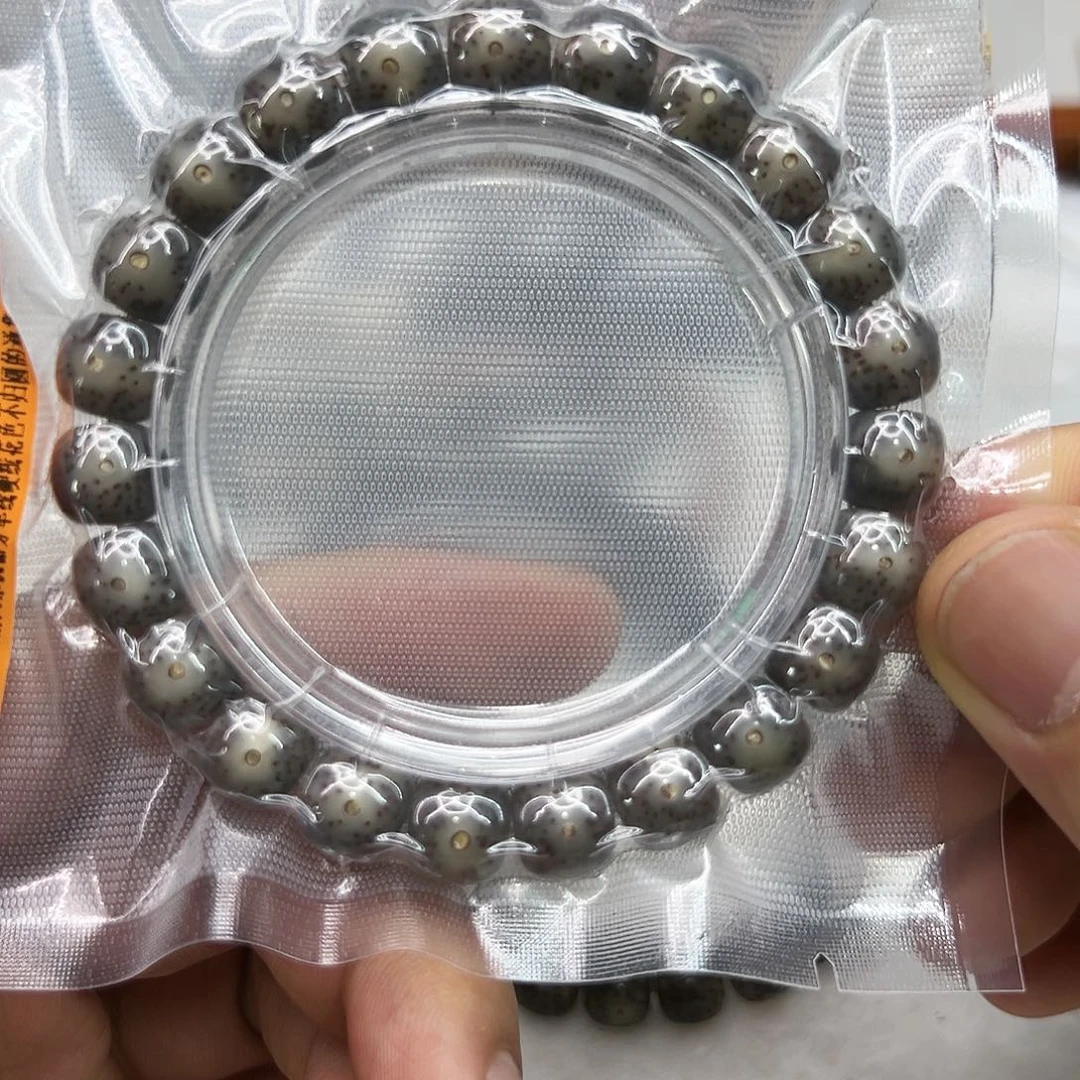 星月菩提手串49殿堂嗷嗷爆黑冰石玉星月10