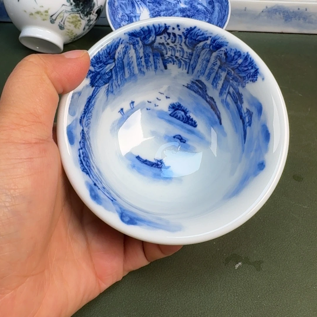 陶景德镇纯手绘茶具圆圆226