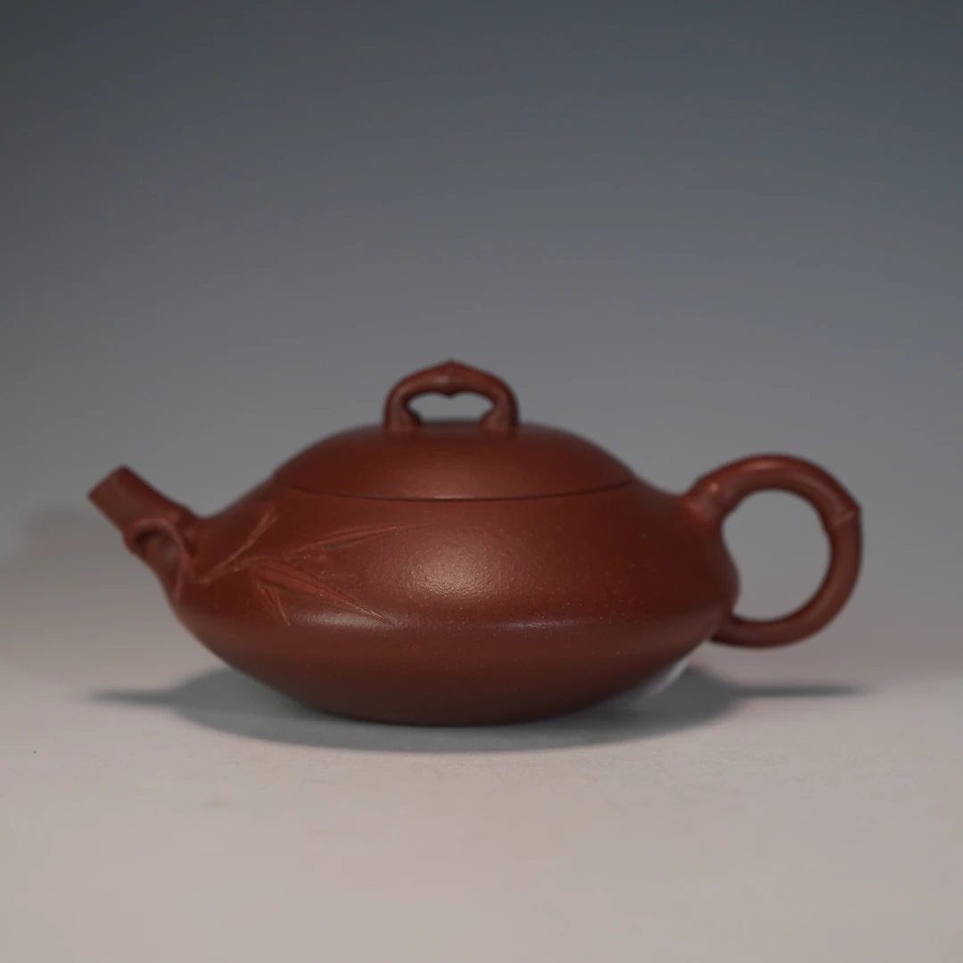 lot.21133 吴春蘭 紫泥合竹壶 190cc