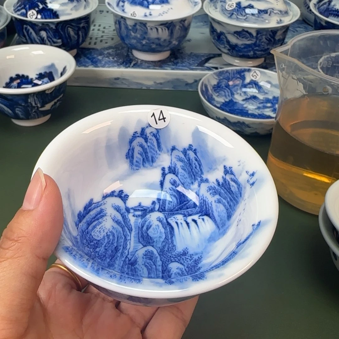 木木景德镇纯手工纯手绘茶具14
