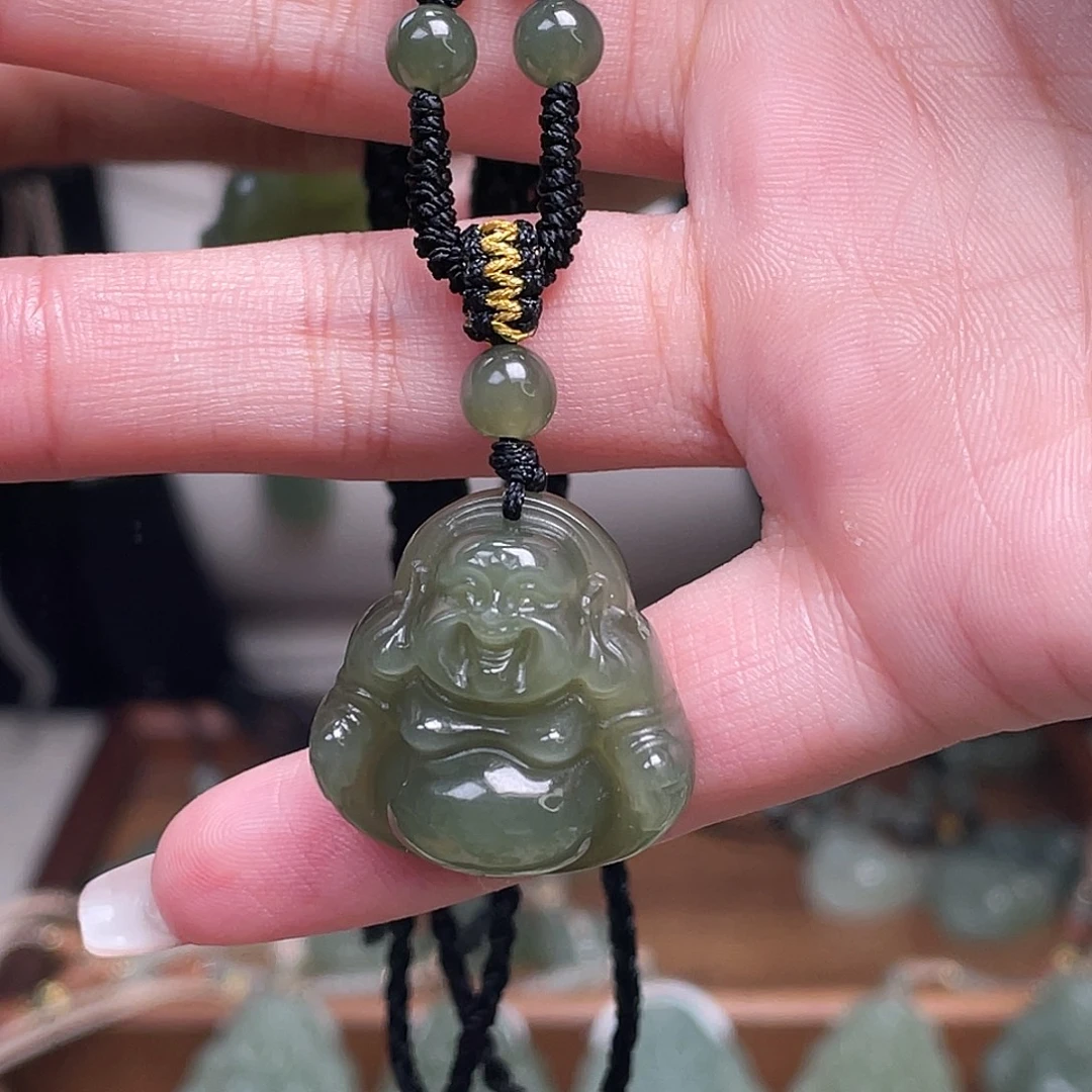 和田玉未镶嵌颈饰25深