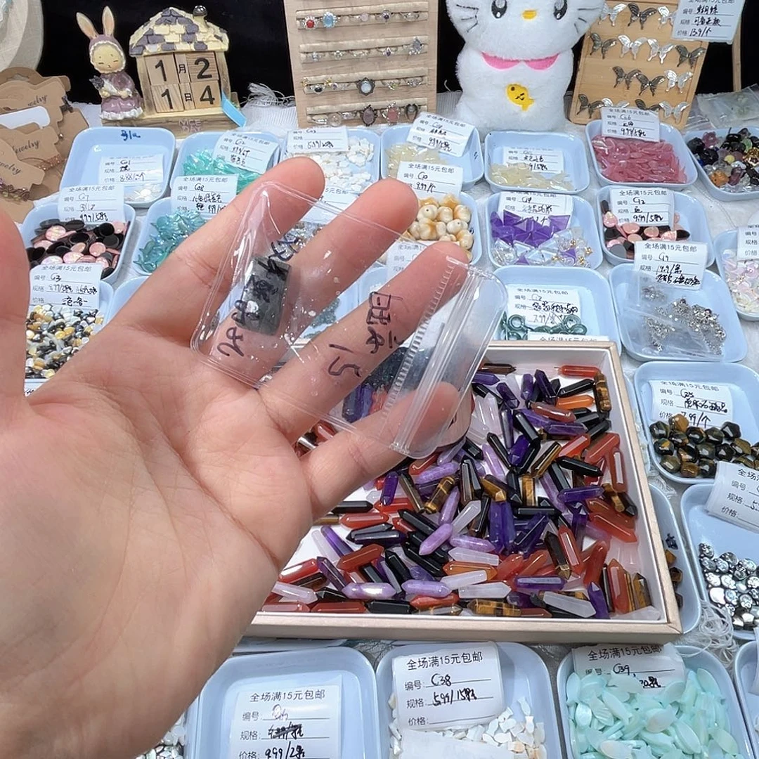 白***京未镶嵌水晶珠宝半成品