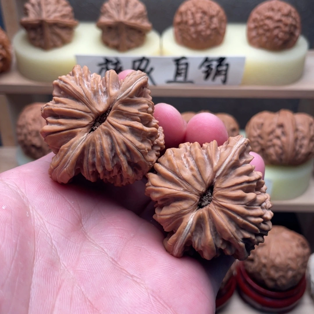 文玩核桃吊坠四座楼43