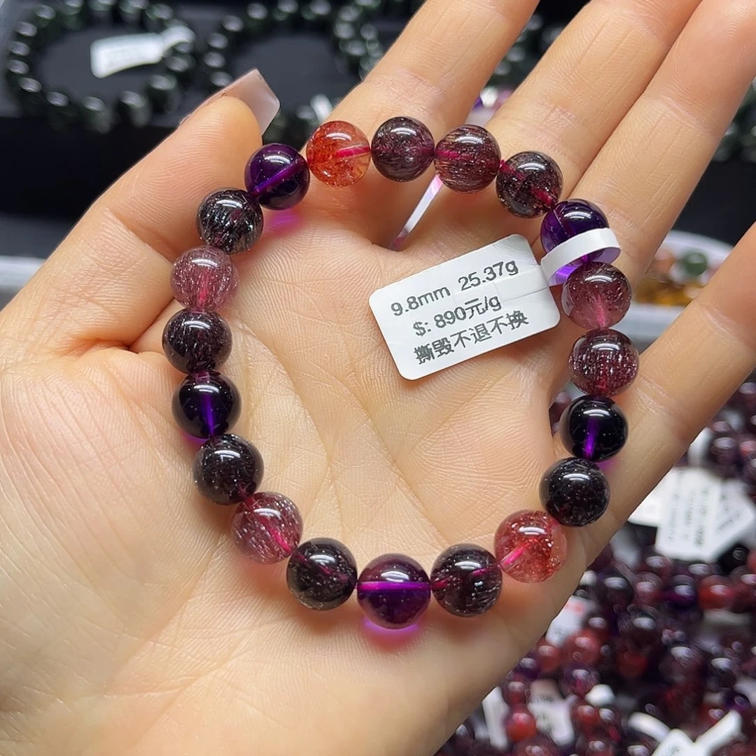 水晶手链未镶嵌天然水晶