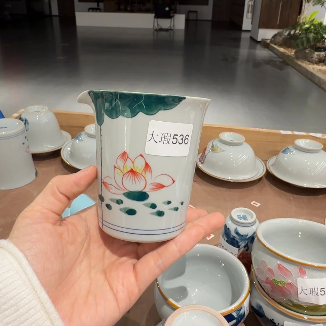 釉下彩纯手绘微瑕