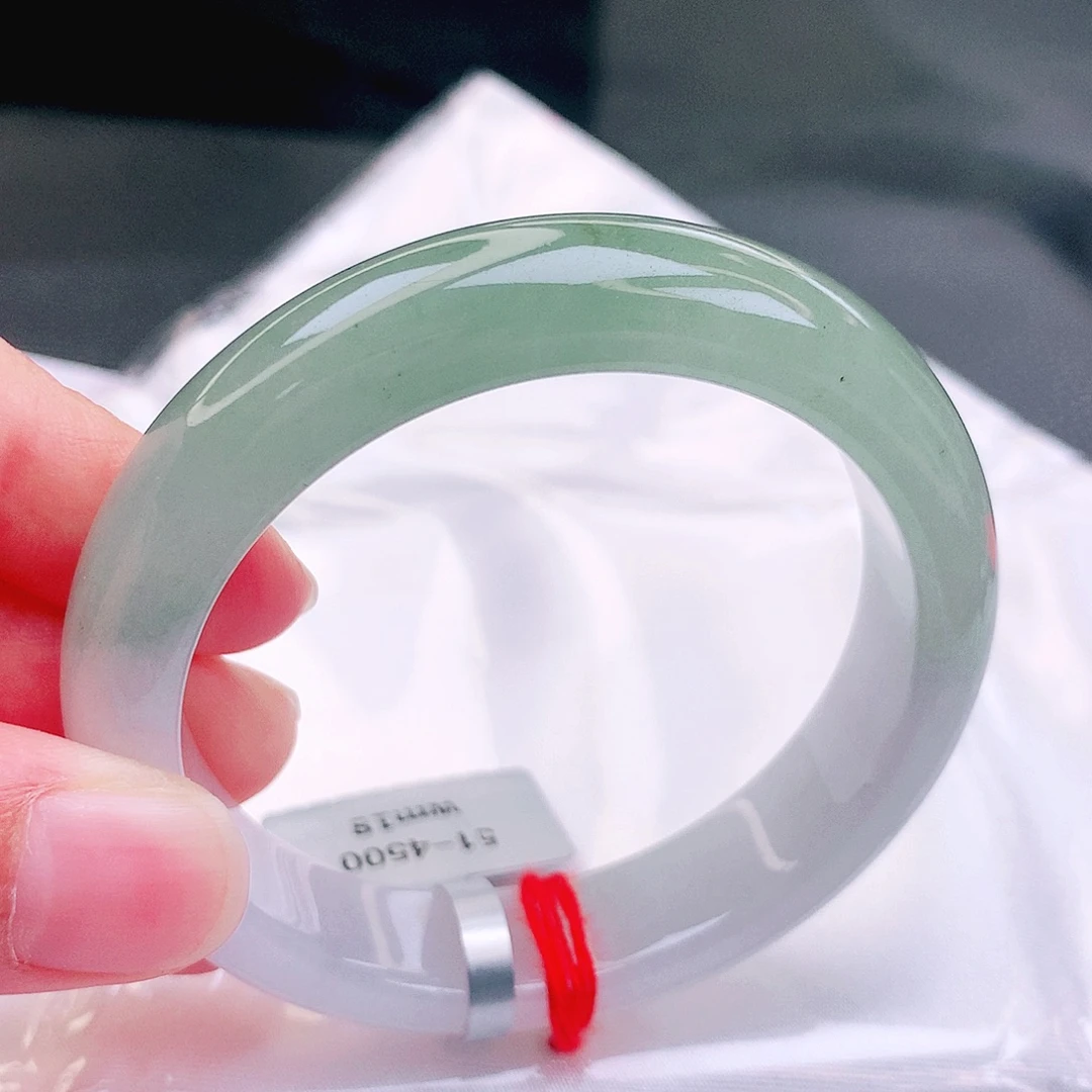 翡翠未镶嵌手镯缅甸天然a货翡翠手镯