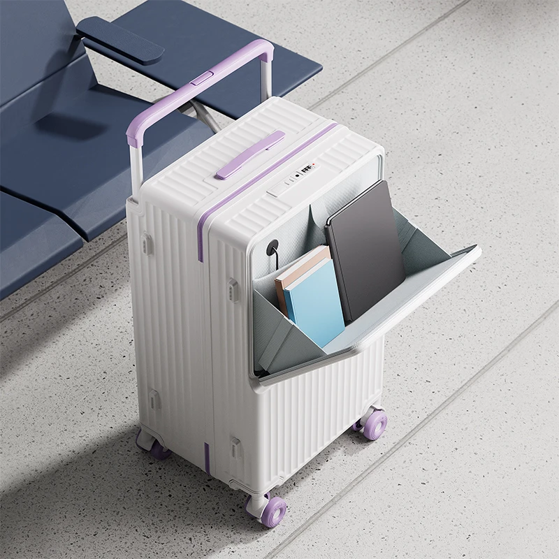 大容量拉杆行李箱男女大学生旅行登机密码箱结实耐用轻便时尚箱子