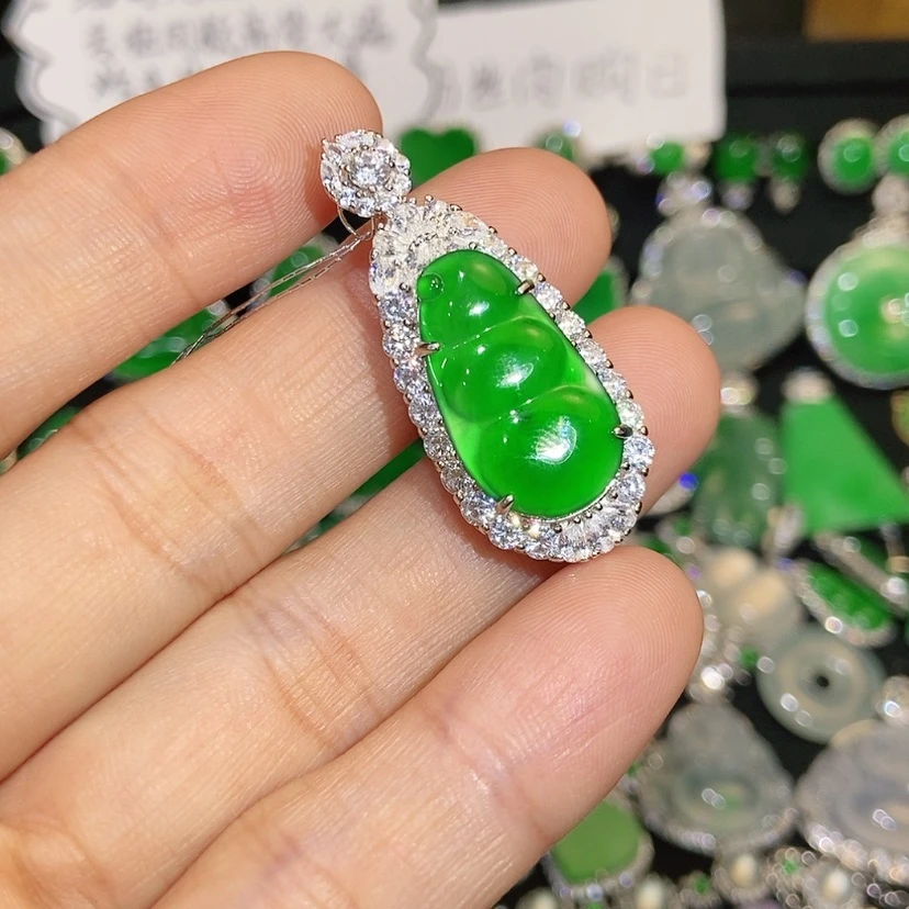 【闪购商品】翡翠未镶嵌颈饰天然翡翠