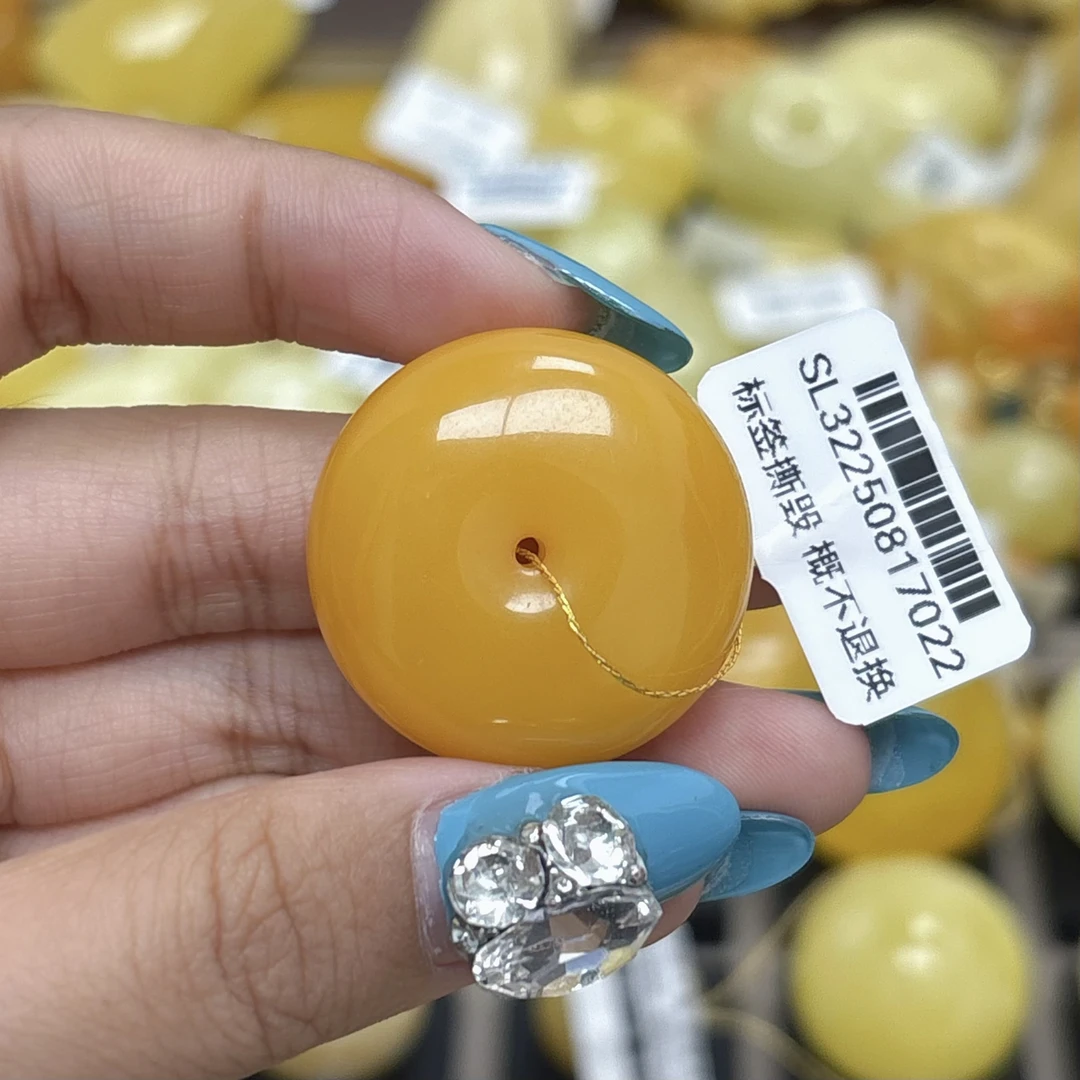 28.4mm扣子•蜜之缘臻选天然原矿琥珀蜜蜡